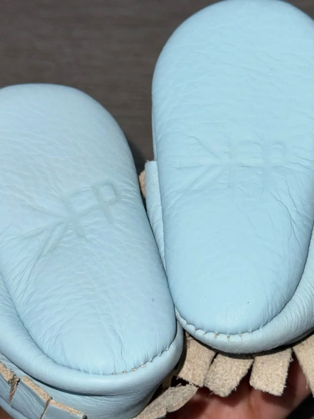 Blue FP Moccasins